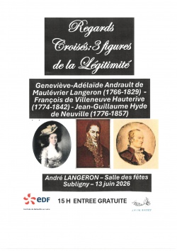 conférence : regards croisés : 3 figures de la Légitimité par André Langeron
