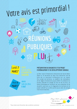 REUNION PUBLIQUE PLUi - 18h30 - BUE 18300