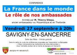 Le rôle des amabassades de France