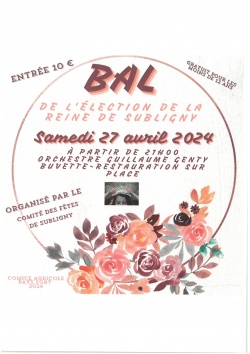 BAL DE L&#039;ELECTION DE LA REINE