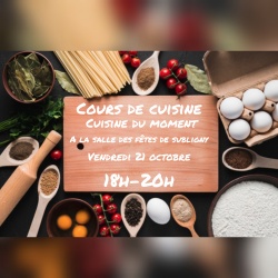 COURS de CUISINE