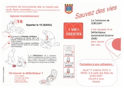 Formation à l&#039;utilisation du défibrillateur