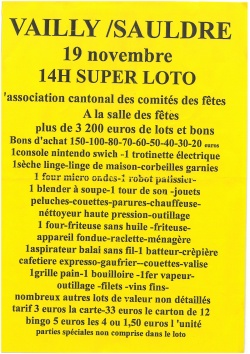 SUPER LOTO AU PROFIT DU COMICE 2024