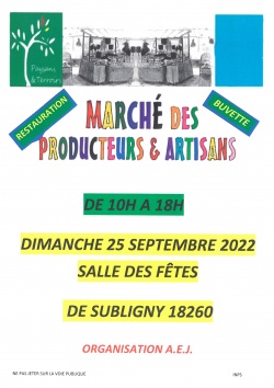 Marché des producteurs et artisans