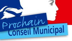 prochaine réunion du conseil municipal