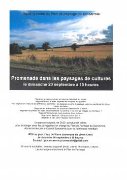 PROMENADE DANS LES PAYSAGES DE CULTURE