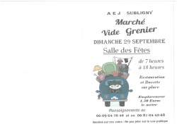 MARCHE - VIDE-GRENIERS