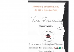 VIDE DRESSING/MAISON- DIMANCHE 06 SEPTEMBRE 2020 -