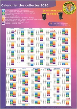 Calendrier des collectes 2026
