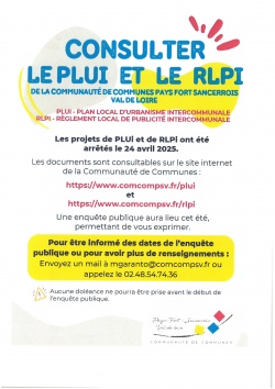CONSULTER LE PLUi et le RLPi