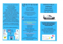 FRANCE SERVICES ITINERANT PAYS FORT SANCERROIS VAL DE LOIRE