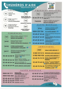 NUMEROS D&#039;AIDE