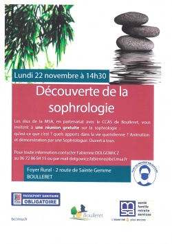 DECOUVERTE DE LA SOPHROLOGIE