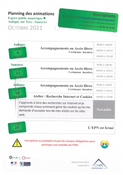 Espace public numérique Aubigny sur Nère - Sancerre